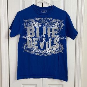 Vintage Duke Blue Devils T-Shirt‎ NCAA College Graphic Tee Mens Size S